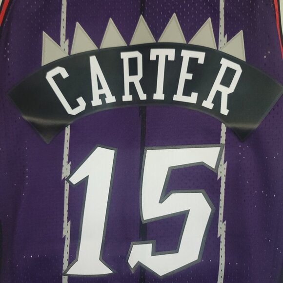 Mitchell & Ness Toronto Raptors Vince Carter 1998 - 99 NBA Basketball Jersey - Picture 5 of 10